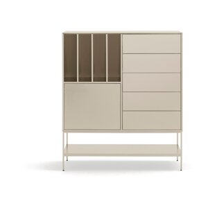 Krem ormarić 120x140x45 cm Platt – Teulat