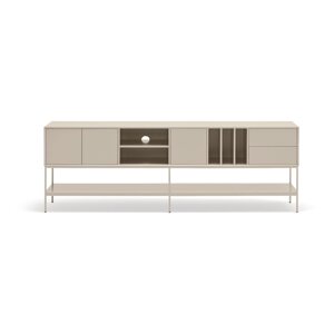 Krem TV komoda 220x74x45 cm Platt – Teulat