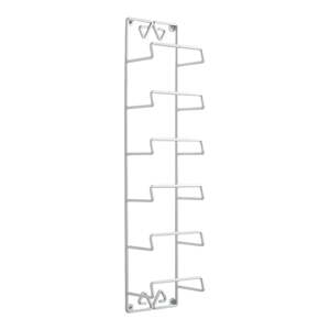 Bijeli zidni metalni držač za boce vina broj boca 6 kom 16x68x10 cm Oste – Tomasucci
