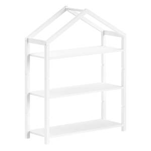 Bijela dječja biblioteka od masivnog bora 111x141x40 cm Dallas – Vipack