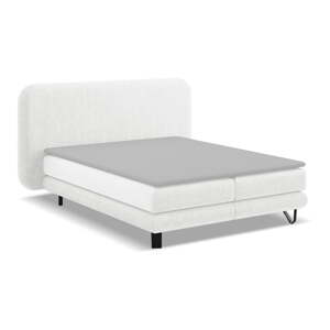 Bijeli boxspring krevet 140x200 cm Ilima – Makamii