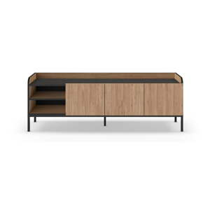 TV komoda u dekoru hrasta u prirodnoj boji 160x55x42 cm Adara – Marckeric