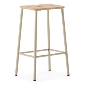 Krem barske stolice u setu 2 kom (visine sjedala 65 cm) Abba – Marckeric