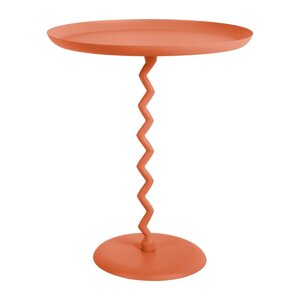 Metalni okrugao pomoćni stol ø 44 cm Zig Zag – Leitmotiv