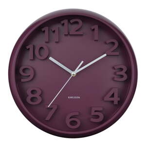 Zidni sat ø 33,5 cm Elevated Classic Numbers – Karlsson
