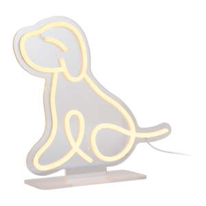 Žuta  LED neonska lampa 5 W Sitting Dog – Leitmotiv