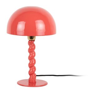 Crvena stolna lampa s metalnim sjenilom (visina 39 cm) Prisa – Leitmotiv