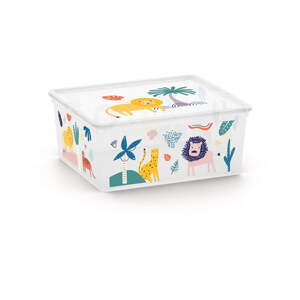 Bijela plastična dječja kutija za pohranu 40x34x17 cm C Box Style – KIS