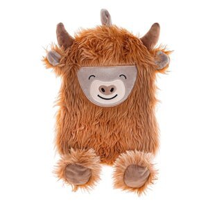 Smeđi termofor od mikropliša 700 ml Highland Cow – Sass & Belle