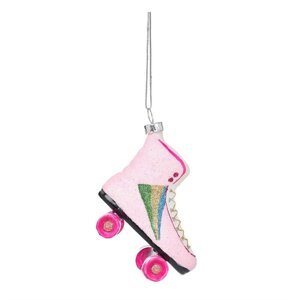 Stakleni ukas za božićno drvce 8 cm Retro Rollerskate – Sass & Belle