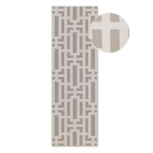 Siva/krem staza 80x240 cm Perles Onyx – Elle Decoration