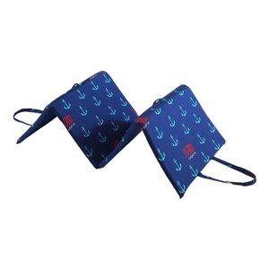 Plavi vrtni jastuk za sjedenje za ležaljku 49x137 cm   Anchors – B.E.S.