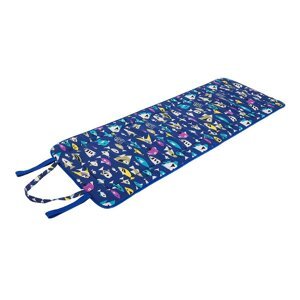 Plavi vrtni jastuk za sjedenje za ležaljku 52x148 cm   Fishes – B.E.S.