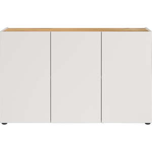 Krem ormarić u dekoru hrasta 120x76x34 cm Adrano – Germania