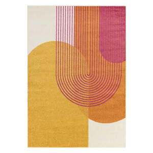 Žuti /narančasti tepih 80x150 cm Muse Orange Retro – Asiatic Carpets