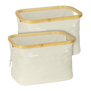 Tekstilne košare u setu 2 kom 38x26x26 cm Tom Tailor – Wenko