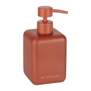 Narančasti dozator sapuna od polyresina 380 ml Tom Tailor T-Rounded – Wenko