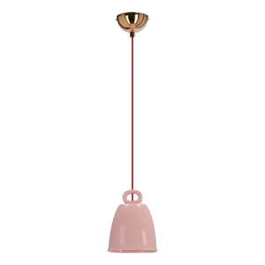 Ružičasta viseća svjetiljka s keramičkim sjenilom Sewilla – Candellux Lighting