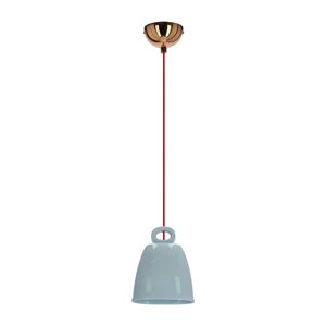 Plava viseća svjetiljka s keramičkim sjenilom Sewilla – Candellux Lighting