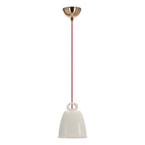 Bijela viseća svjetiljka s keramičkim sjenilom Sewilla – Candellux Lighting
