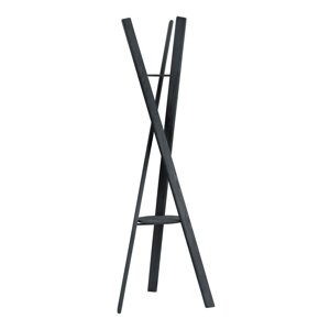 Crna vješalica od punog hrasta 62x176 cm Rakku – Blomus