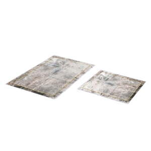 Sive/smeđe kupaonske prostirke u setu 2 kom 60x100 cm – Foutastic