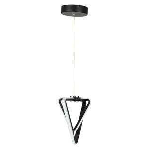 Crna metalna LED viseća svjetiljka ø 20 cm Baris – Squid Lighting