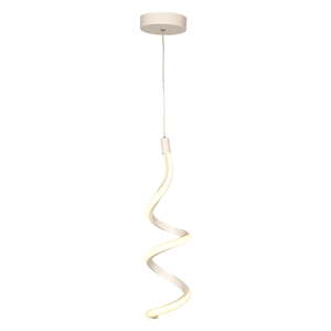 Bijela metalna LED viseća svjetiljka ø 12 cm Hilton – Squid Lighting