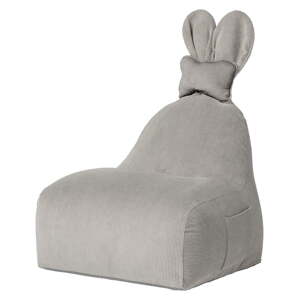 Siva dječja vreća za sjedenje Funny Bunny – The Brooklyn Kids