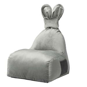 Siva dječja vreća za sjedenje Funny Bunny – The Brooklyn Kids