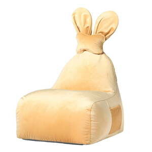 Žuta  dječja vreća za sjedenje Funny Bunny – The Brooklyn Kids
