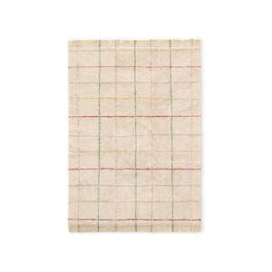 Krem periv/ručno rađen pamučan tepih 140x200 cm Color Lines – Lorena Canals