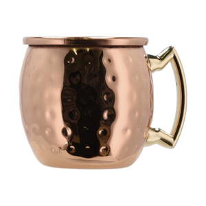 Čelične šalice u setu 4 kom u bakrenoj boji 80 ml Moscow Mule – Lyngby Glas