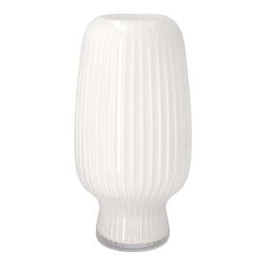 Bijela staklena vaza (visina 31,5 cm) Cuneo – Villa Collection