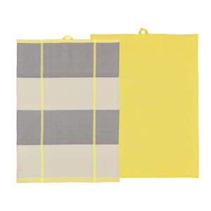 Pamučna kuhinjska krpa 2 kom 50x70 cm Blocks – Södahl