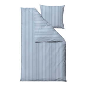 Svijetlo plava posteljina za krevet za jednu osobu/za produženi krevet od damasta 140x220 cm Noble – Södahl