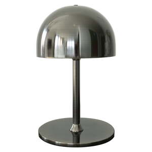 Tamno siva LED stolna lampa s daljinskim upravljačem s metalnim sjenilom (visina 22 cm) Tim – Sirius