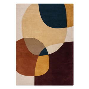 Ljubičasti ručno rađen vunen tepih 120x170 cm Glow Purple Multi – Flair Rugs
