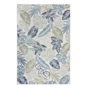 Zeleni/plavi unutarnji i vanjski tepih 160x230 cm Bella Leaf – Flair Rugs