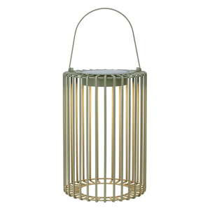 Zelena LED lanterna sa solarnim panel/s USB za eksterijer (visina 54 cm) Cavia – Markslöjd
