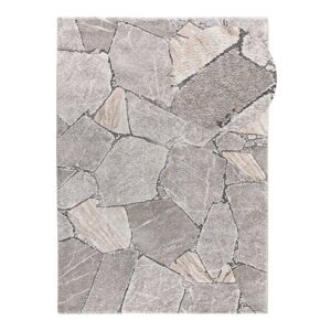 Sivi tepih 160x230 cm Kivet – Universal