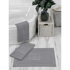 Sive kupaonske prostirke u setu 3 kom 50x70 cm – Mila Home