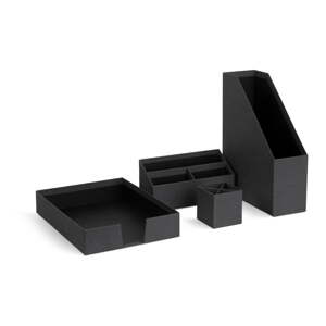 Kartonski uredski organizatori u setu 4 kom Hugo Canvas Paper Laminate – Bigso