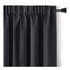 Crna zatamnjujuća/termo izolacijska zavjesa 140x270 cm Pleat – Restilo