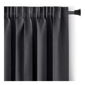 Tamno siva zatamnjujuća/termo izolacijska zavjesa 140x270 cm Pleat – Restilo