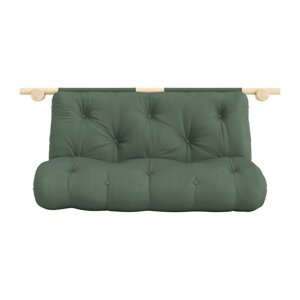 Zelena sklopiva sofa 135 cm Hooked – Karup Design