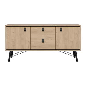 Komoda u dekoru hrasta u prirodnoj boji 150x72x40 cm Ry – Tvilum