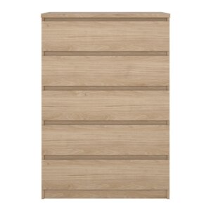 Komoda u dekoru hrasta u prirodnoj boji 77x111x50 cm Naia – Tvilum