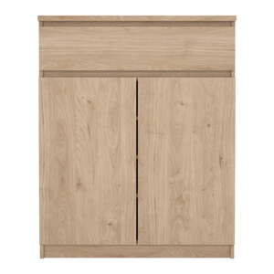 Komoda u dekoru hrasta u prirodnoj boji 80x100x40 cm Naia – Tvilum