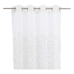 Bijela/zelena prozirna zavjesa 140x260 cm Grow – Casa Selección